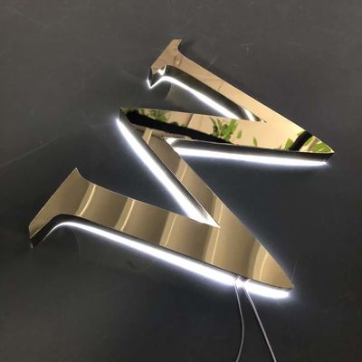 خط های قابل اعتماد کانال آکریلیک خط های کانال نشان پشت نور