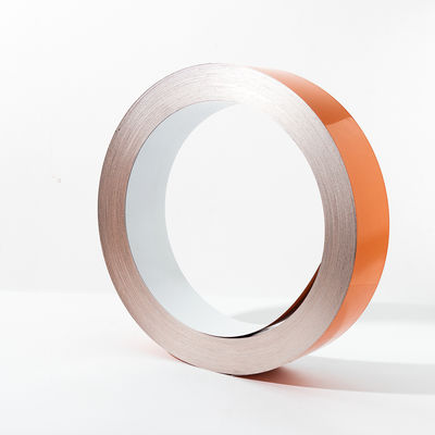 رنگ نارنجی پوشانده شده خط کانال کلاه رول خط کانال ترم