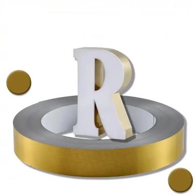 0.6mm ضخامت کانال آلومینیوم Trim Cap برای نشانه ها