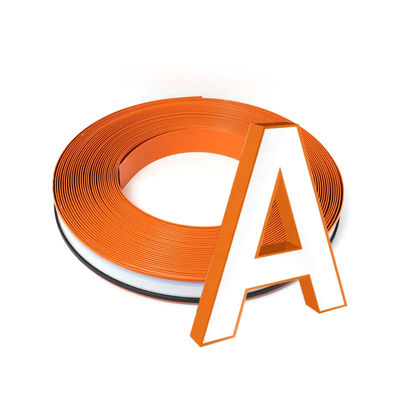 110mm کانال نامه Trim 3D نامهs کانال نوار آلومینیومی