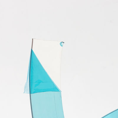 900 میلی متری آلومینیوم کانال خط کویل آبی کلاه ترم علامت سفارشی