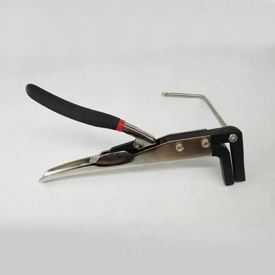 شکل پنگوئن عمودی خم شده خم کننده دستی چنگال های فلزی ابزار خم کردن نامه کانال فلزی