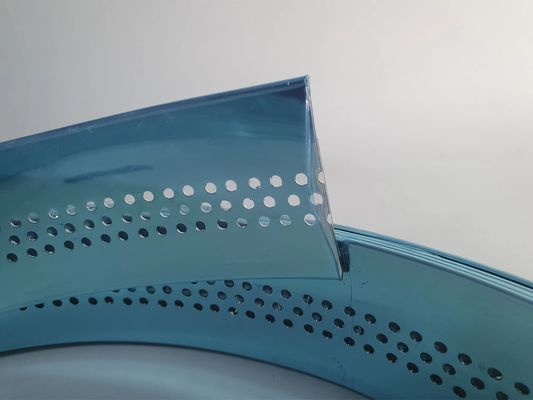 11 سانتی متر عرض کانال نامه خط آلومینیوم با چسب راه نصب