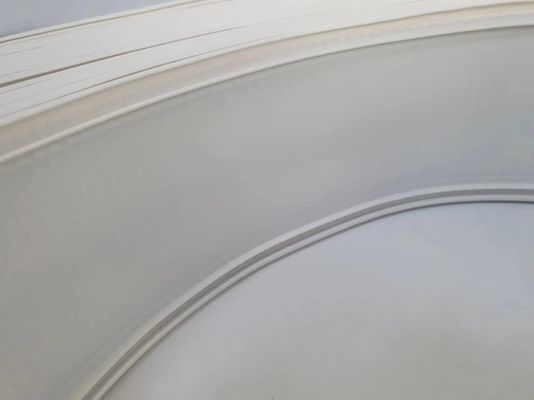 76MM آلومینیوم Trim Cap رنگ سفید با پایان بازتاب دهنده برای لبه های ظریف