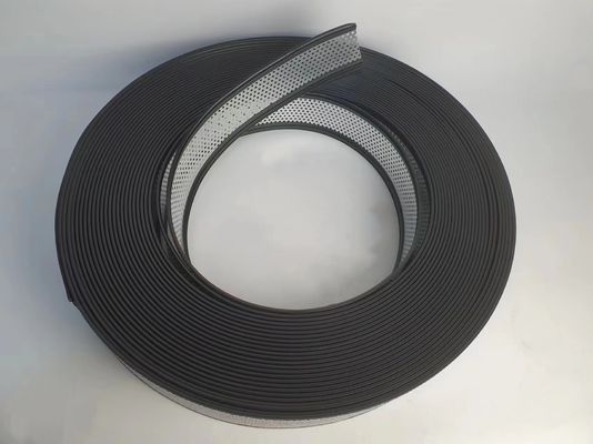 کلاه برش آلومینیوم پلاستیکی سیاه دست خم شده کانال نامه کلاه برش