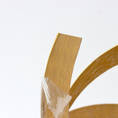 رنگ زرد آلومینیوم خط کانال ترم خط کانال کلاه برای نشانه های داخلی و خارجی