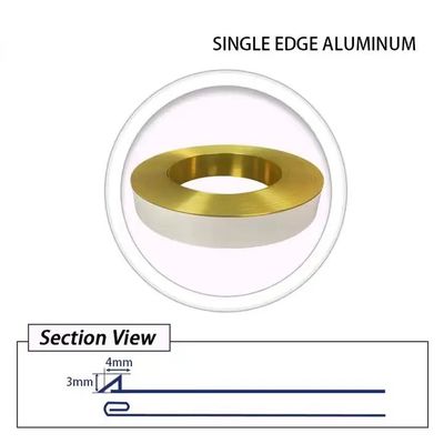 پروفایل های متنوع آلومینیوم آلومینیوم کلاه آلومینیوم برای خط کانال نشانه های بیرونی