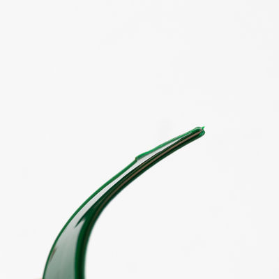 10 رول در هر کارتن پلاستیکی کلاه برش سبز کانال خط لچک دار